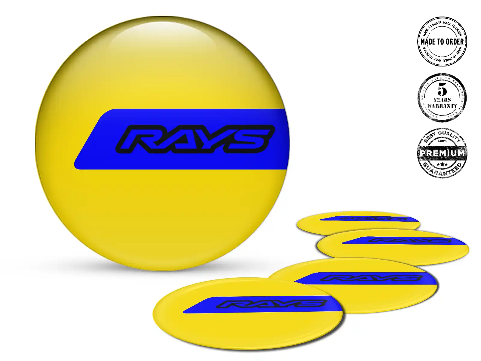 Rays Raddekal Ausgabe Hochwertige Harzaufkleber